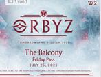 1 x The Balcony Friday Pass W2 Tomorrowland, Tickets en Kaartjes, Eén persoon