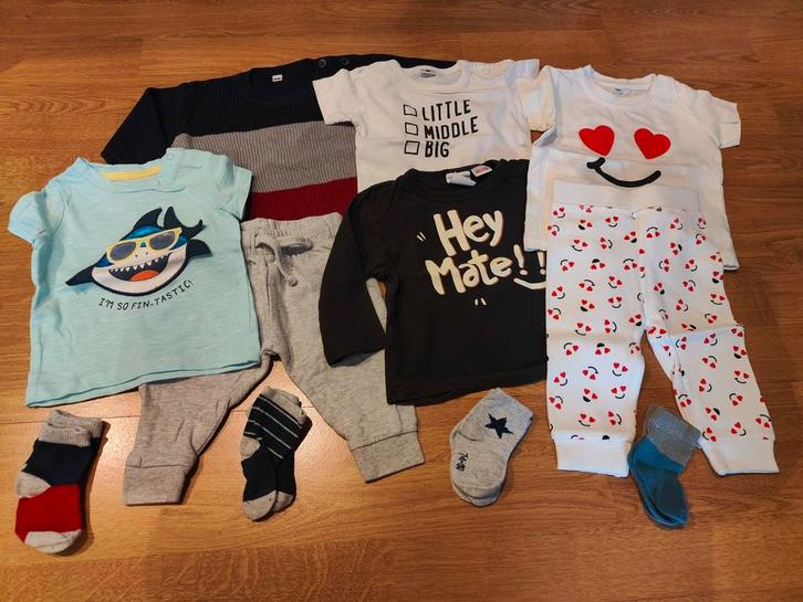 Setje 68, Kinderen en Baby's, Babykleding | Baby-kledingpakketten, Gebruikt, Maat 68, Ophalen of Verzenden