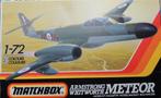 Meteor NF14 1/72ième Matchbox Decalco's BELGES - neuf, Verzenden, Nieuw, 1:72 tot 1:144, Vliegtuig