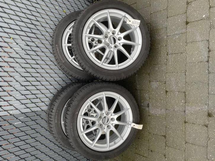 winterbanden op velg mercedes, Auto-onderdelen, Banden en Velgen, Banden en Velgen, Winterbanden, 17 inch, 205 mm, Personenwagen