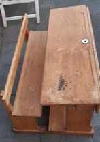 Schoolbank, Kinderen en Baby's, Kinderkamer | Tafels en Stoelen, Ophalen, Gebruikt, Tafel(s) en Stoel(en)