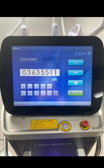 Professioneel laserontharingsapparaat, Épilation