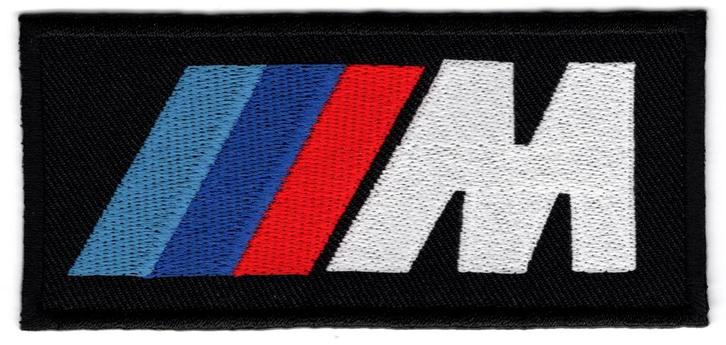 BMW M3 M5 stoffen opstrijk patch embleem #2, Verzamelen, Automerken, Motoren en Formule 1, Nieuw, Verzenden
