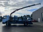 Mercedes Atego 1218 met kraan en containersysteem, Auto's, Wit, Mercedes-Benz, Bedrijf, Grijs