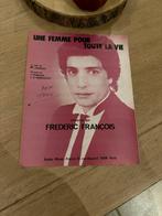 Bladmuziek „Een vrouw voor altijd” Frédéric François, Muziek en Instrumenten, Bladmuziek, Ophalen of Verzenden, Gebruikt