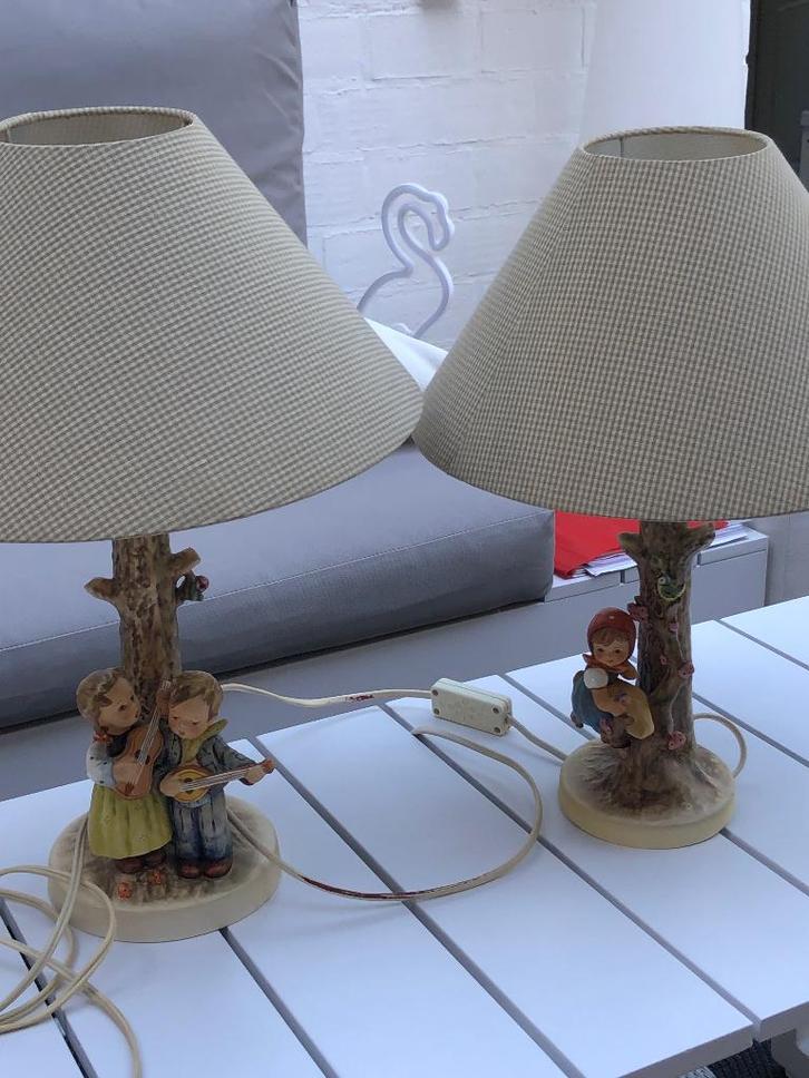 2 Tafellampen van Hummel, Maison & Meubles, Lampes | Lampes de table, Comme neuf, Moins de 50 cm, Enlèvement
