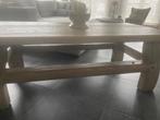 Massief eiken salontafel, Huis en Inrichting, Tafels | Salontafels, Ophalen, 100 tot 150 cm, Eikenhout, 50 tot 100 cm