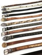 Lederen riemen en gespen, Kleding | Heren, Riemen en Ceintuurs, Ophalen, Overige kleuren, Echt leder, 105 tot 115 cm