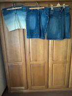 3 stuk dames jeans rokken, Ophalen, Zo goed als nieuw, Boven de knie, Maat 42/44 (L)