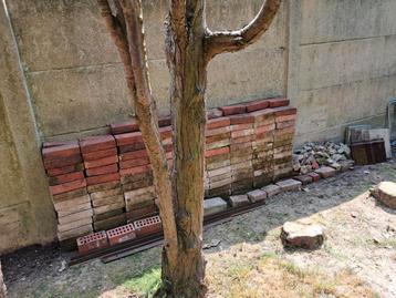 Déchets de construction, Enlèvement, Utilisé, Briques