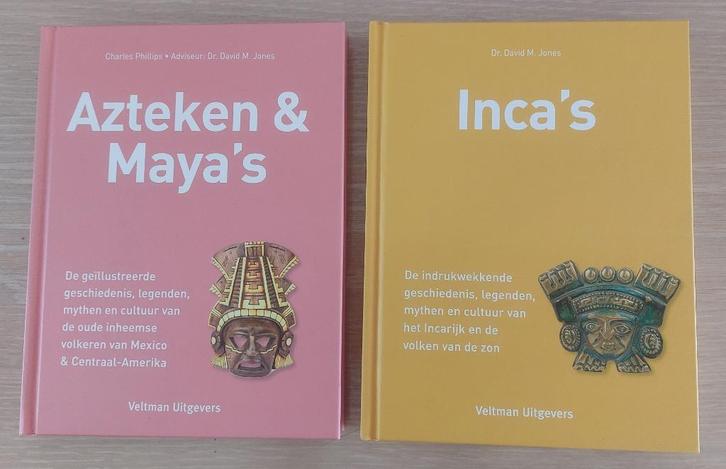 2 Boeken 1 Box - Inca's, Azteken en Maya's, Boeken, Geschiedenis | Wereld, Nieuw, Zuid-Amerika, 14e eeuw of eerder, Ophalen of Verzenden