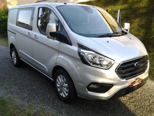 Ford Transit Custom 2.0TDCi *300S*131pk*DUBB.CABINE*GARANTIE, Auto's, Bestelwagens en Lichte vracht, Bedrijf, Te koop, ABS, Achteruitrijcamera
