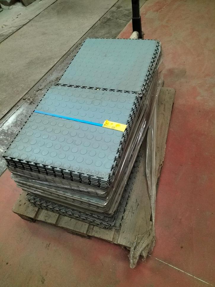 dalles à clipser en PVC, Bricolage & Construction, Dalles & Carrelages, Utilisé, Autres matériaux, Enlèvement