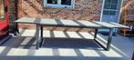 Tuintafel met ceramisch blad max 8P., Tuin en Terras, Ophalen, Zo goed als nieuw, Vierkant, Metaal
