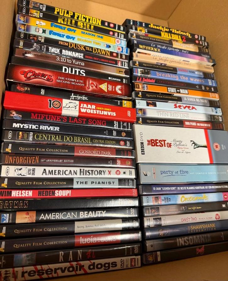 DVD collectie: 57 kwaliteitsfilms en -series, Cd's en Dvd's, Dvd's | Klassiekers, Zo goed als nieuw, Ophalen