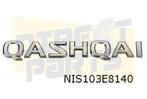 Nissan Qashqai embleem achterklep tekst ''Qashqai'' Originee, Verzenden, Nieuw, Nissan