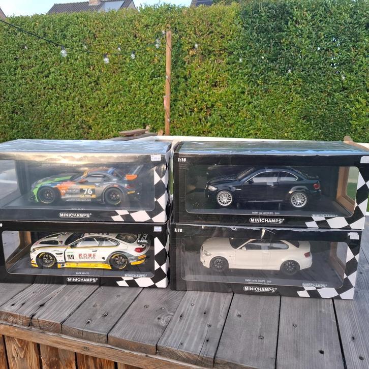 4  x 1/18 Minichamps BMW, Hobby en Vrije tijd, Modelauto's | 1:18, Nieuw, Auto, MiniChamps, Ophalen of Verzenden