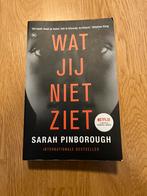 Sarah Pinborough - Wat jij niet ziet, Ophalen of Verzenden, Zo goed als nieuw, Sarah Pinborough