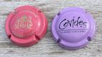 Champagne capsule Piper Heidsieck roze/Covides lila 0,50€/2, Ophalen of Verzenden, Nieuw