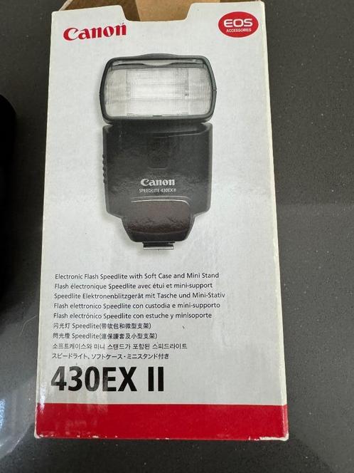 Canon Speedlite 430EXII, Audio, Tv en Foto, Foto | Flitsers, Gebruikt, Canon, Kantelbaar, Ophalen