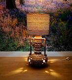 Vintage keramische vloerlamp / tafellamp in fat lava stijl, Huis en Inrichting, Ophalen, Gebruikt, Fat lava vintage mid-century