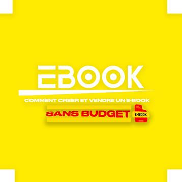 E-BOOK - (COMMENT CRÉER UN E-BOOK ET VENDRE SANS BUDGET) beschikbaar voor biedingen