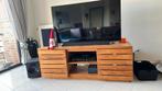 Mooie Teak houten Tv-kast, Huis en Inrichting, Kasten |Televisiemeubels, 150 tot 200 cm, Minder dan 100 cm, 25 tot 50 cm, Teakhout