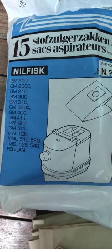 23 Nilfisk stofzuigerzakken  beschikbaar voor biedingen