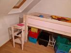 Stapelbed met ruimte onder + legkastje, Ophalen, Zo goed als nieuw, Stapelbed