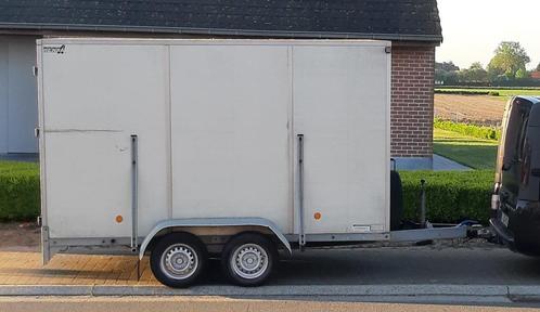 Aanhangwagen ingericht als mobiele badkamer, Huis en Inrichting, Badkamer | Complete badkamers, Zo goed als nieuw, Met douche
