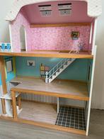 Houten speelhuis, Kinderen en Baby's, Speelgoed | Poppenhuizen, Ophalen, Gebruikt, Poppenhuis