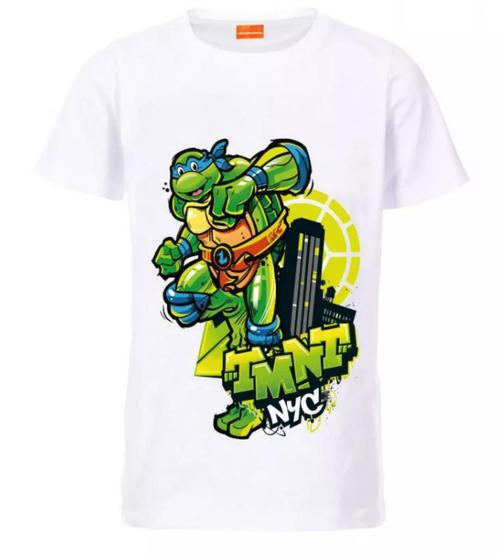 Ninja Turtles T-shirt Wit - Maat 104-110-116-122-128-134, Kinderen en Baby's, Kinderkleding | Maat 104, Nieuw, Jongen, Shirt of Longsleeve