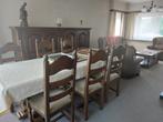 Eetkamer massief hout, Huis en Inrichting, Ophalen, Zo goed als nieuw, 4 tot 6 stoelen