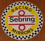 Vintage sticker Sebring Racing Mirrors retro autocollant, Verzamelen, Auto of Motor, Ophalen of Verzenden, Zo goed als nieuw
