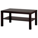 Ikea Lack table basse, brun noir, Comme neuf, 50 à 100 cm, Rectangulaire, Enlèvement