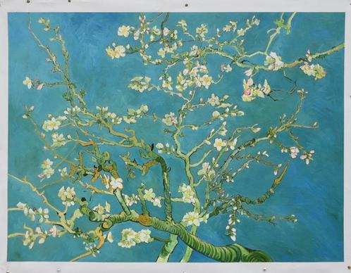 Prachtig schilderij van Van Gogh: Amandelbloesem, olieverf, Antiquités & Art, Art | Peinture | Classique, Envoi