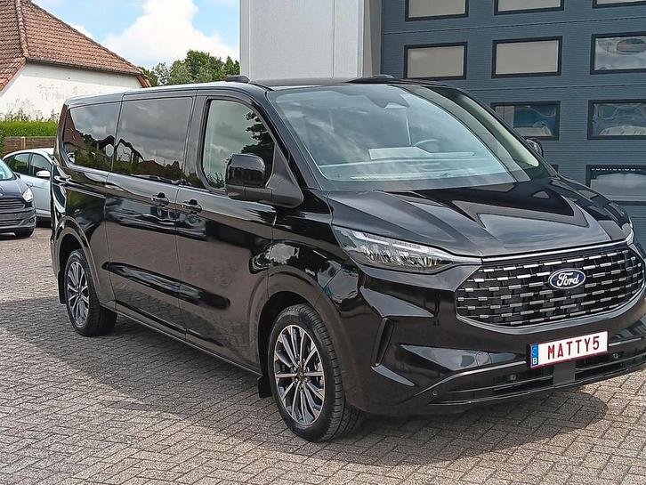 Ford Tourneo Custom Titanium-X L2 PHEV vol leder 8 zit 19", Auto's, Ford, Bedrijf, Te koop, Overige modellen, 360° camera, ABS