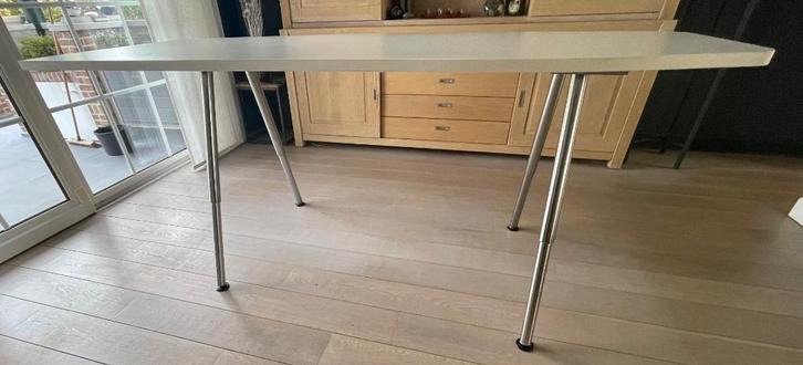GROTE STEVIGE TAFEL OF WERKTAFEL, Huis en Inrichting, Tafels | Sidetables, Gebruikt, Ophalen