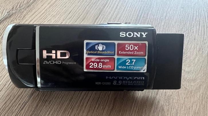 Sony hdr-cx280e + 16 Gb Sd kaart, Audio, Tv en Foto, Foto | Geheugenkaarten, Gebruikt, SD, 16 GB, Videocamera, Ophalen of Verzenden