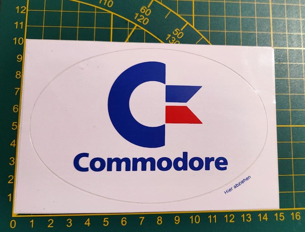 Sticker Commodore computer logo, Ophalen of Verzenden