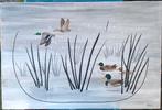 Acrilique sur toile 60X90 cm., Ophalen of Verzenden