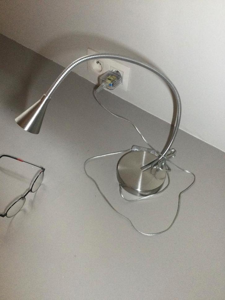 Nachtlampjes / leeslampjes – set van 2, Huis en Inrichting, Lampen | Tafellampen, Gebruikt, Minder dan 50 cm, Ophalen