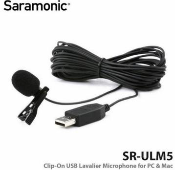 Saramonic - USB Mic Microfoon voor Mac en PC 2-Meter kabel beschikbaar voor biedingen