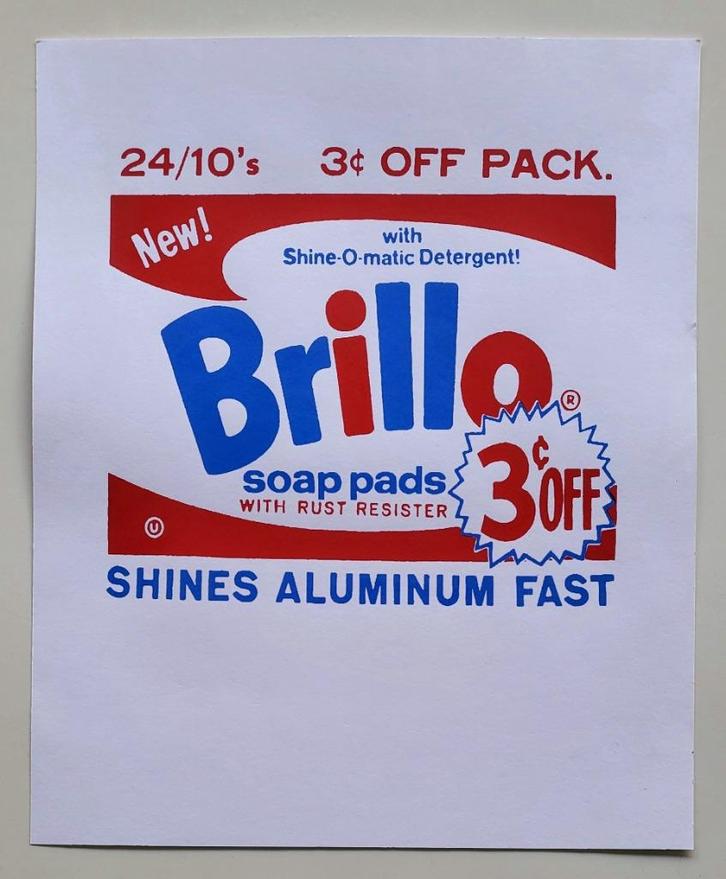 Andy Warhol - Brillo - Zeefdruk 1970, Antiek en Kunst, Kunst | Litho's en Zeefdrukken, Verzenden