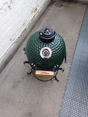 KERAMISCHE BARBECU PATTON MINI -13 INCH GREEN NIEUW + alles beschikbaar voor biedingen
