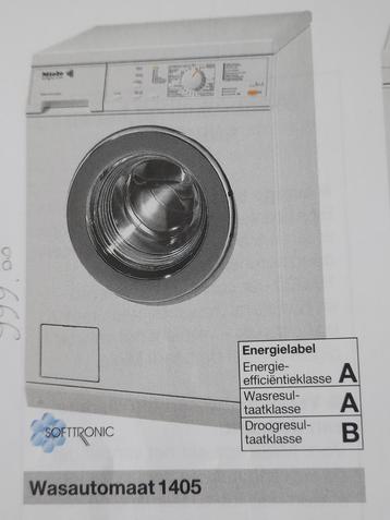 Miele W1405 wasautomaat beschikbaar voor biedingen