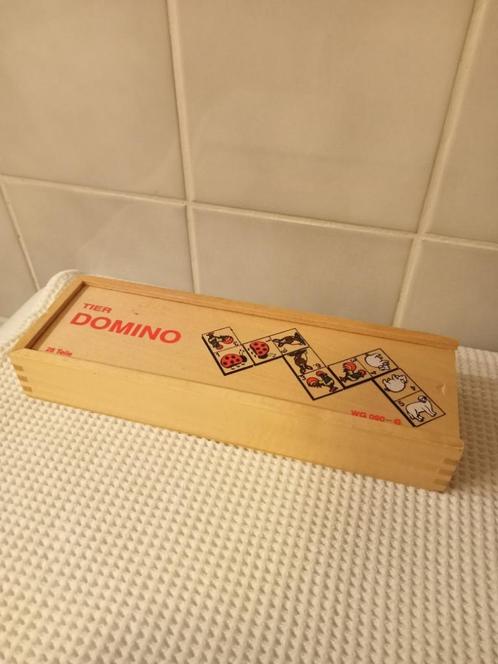 jeu de dominos en bois, Enfants & Bébés, Jouets | Jouets en bois, Comme neuf, Enlèvement ou Envoi