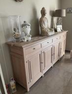 Dressoir massief hout 240L x 55D x 105H, Ophalen, 200 cm of meer, Met deur(en), 50 tot 75 cm