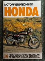 Honda CB650 1978-1980 werkplaatshandboek manual *NIEUW & NL*, Ophalen of Verzenden, Honda