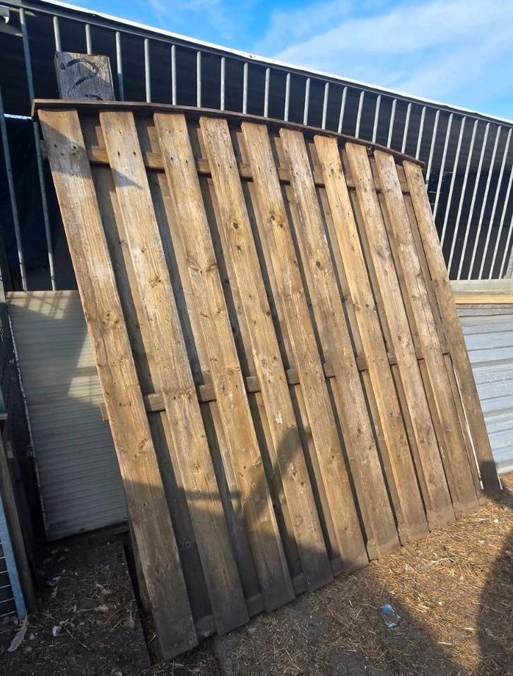 Schutting, Tuin en Terras, Schuttingen, Zo goed als nieuw, Hout, Ophalen of Verzenden